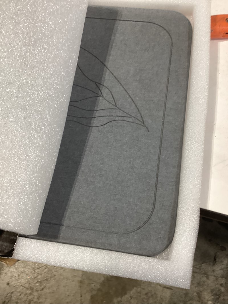 Condition photo showing New/Like New for Stone Dish Drying Mat for Kitchen Counter – Diatomaceous Earth Drying Mat | Fast-Absorbing, Minimalist Design, Durable Diatomite | Non-Slip, Heat Resistant, Easy-to-Clean | 16"x12" | USA Brand Classic Floral