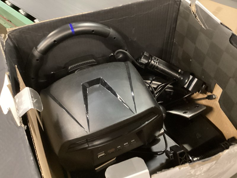 Condition photo showing As Is for PXN Gaming Steering Wheel - V9 GEN2 Racing Wheel 270/900° Car Simulation with Pedal and Shifter, Paddle Shifters Driving Wheel for PC, PS4, Xbox One, Xbox Series X|S