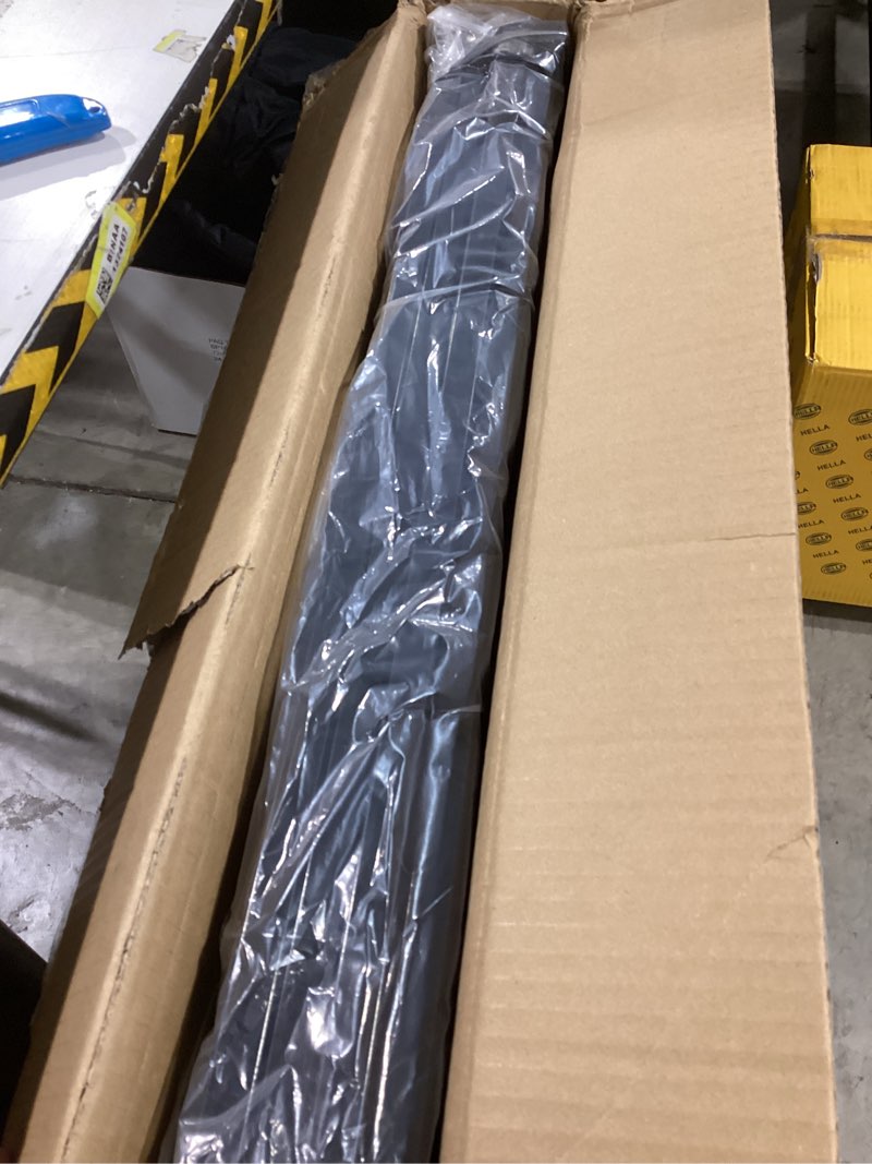 Condition photo showing Good Condition for No Pawblems Free Standing Dog Gate with Door, 30'' Tall Foldable Dog Fence for Indoor & Outdoor, Up to 104 Inch Extra Wide Puppy Gate for Stairs, Hallways, Doorways, Deck, Yard (Black, 4 Panels) Black Up to 104" W, 4 Panels