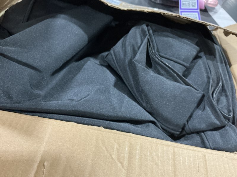 Condition photo showing Good Condition for 14pieces patio cushion covers replacement,outdoor couch cushions covers waterproof furniture cushion covers slipcovers set with zippers,cover only(black,25.6×25.6×3.94inches)