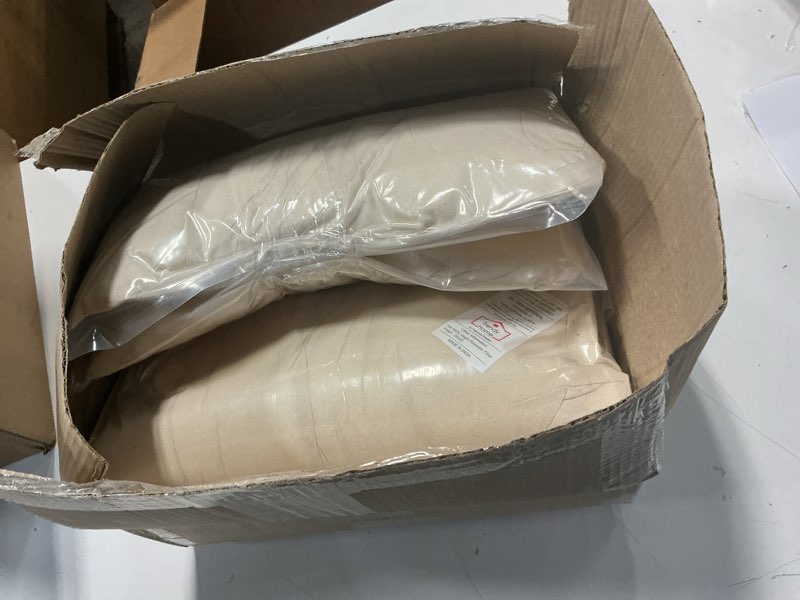 Condition photo showing New/Like New for Trendy Home 20x20 100% Natural Cotton Throw Pillow Insert(Set of 4), Bed and Couch Pillows Stuffer Hypoallergenic, Decorative Home Outdoor Sofa Pillow Filler (Cotton, 4 Pack) Natural Cotton 20x20, Cotton