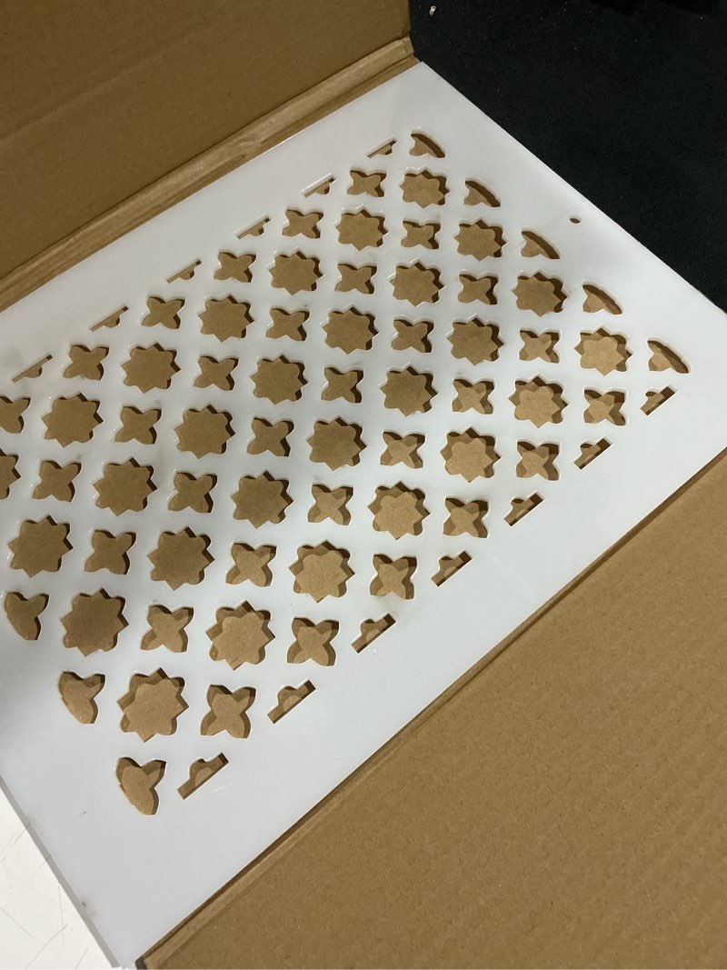 Condition photo showing Good Condition for PATIKIL Air Vent Cover Grille for 11.5"x7.5" Duct Opening, Acrylic Glass Decorative Wall Ceiling Hole Cover Register with Screws for Home Ventilation Decor