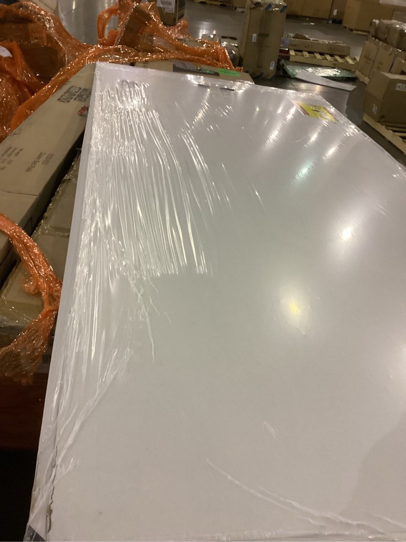 Condition photo showing As Is for VIZ-PRO Large Cork Bulletin Board, 96 X 48 Inches, Wall-Mounted Corkboard with Silver Aluminium Frame for School, Office, and Home 8' X 4'