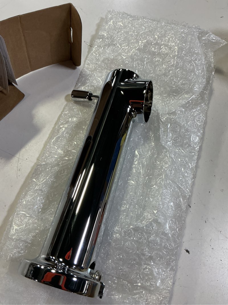 Condition photo showing Good Condition for slip on extra long tub spout with diverter universal tub diverter spout for 1/2" copper water pipe, chrome