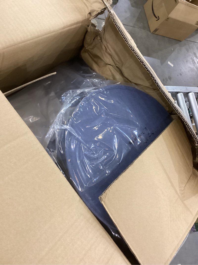 Condition photo showing New/Like New for Hard Shell China Storage Containers 8-Piece Set Moving Boxes for Dinnerware, Glasses, Plates, Mugs and Saucers Sturdy Dish Organizer with Dividers for Seasonal Storage - Service for 12 - Denim Blue 8 Pack China Storage Containers Denim Blue