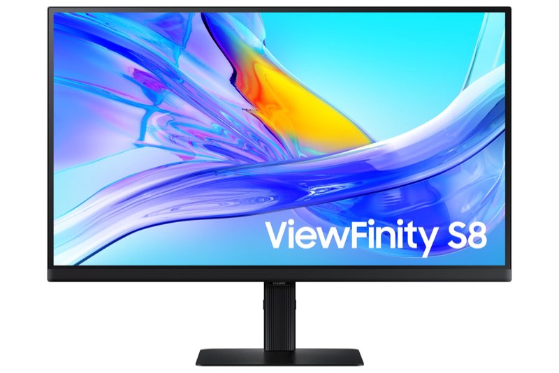 SAMSUNG 27-Inch ViewFinity S8 (S80UD) 4K UHD High Resolution Monitor with HDR10, USB-C, Height Adjus