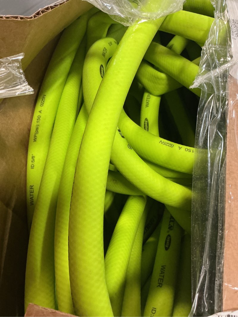 Condition photo showing As Is for flexzilla® premium grade garden hose, 5/8 in. x 100ft., hybrid polymer, zillagreen™