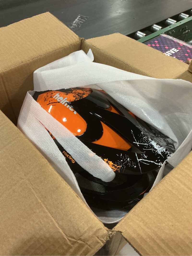 Condition photo showing Good Condition for TRIPERSON Dirt Bike Off-Road Motocross ATV Motorcycle Helmet for Men Women,Professional Competition Helmet DOT Certified (Orange, X-Large)