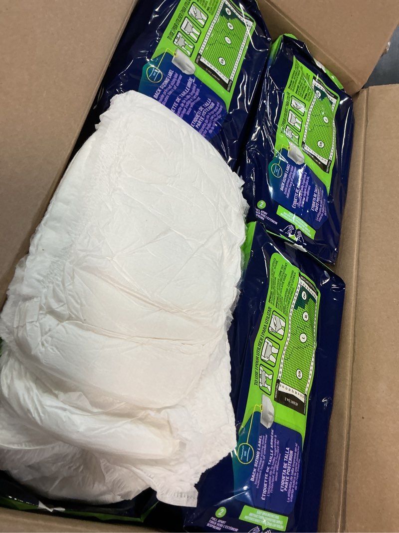 Condition photo showing Good Condition for prevail daily protective underwear - unisex adult incontinence underwear - disposable adult diaper for men & women - maximum absorbency - xx-large - 12 count (pack of 4) xx-large (48 count)