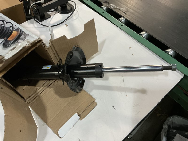 Condition photo showing As Is for bilstein 24-196468 single 5100 series rear monotube shock fits 2011 2024 silverado sierra 2500 3500 hd with 0-1" rear lift - improves ride handling