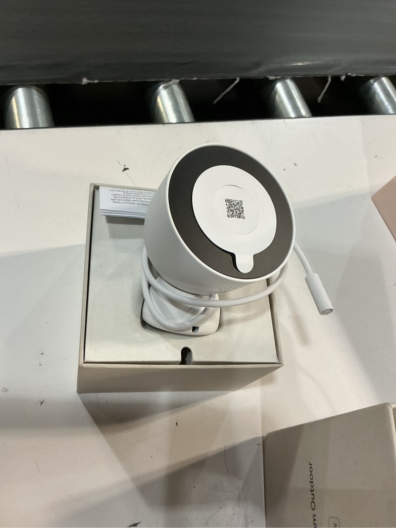 Condition photo showing Good Condition for google nest cam outdoor (wired, 2nd gen) - outdoor security camera with 2k video - works with google home - with gemini - snow