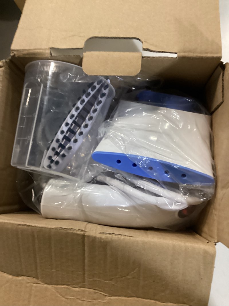 Condition photo showing Good Condition for hilife steamer for clothes, portable handheld clothing steamer, 240ml big capacity, 700w, strong power, fabric quick wrinkle remover with brush for home, office(only 120v) -blue