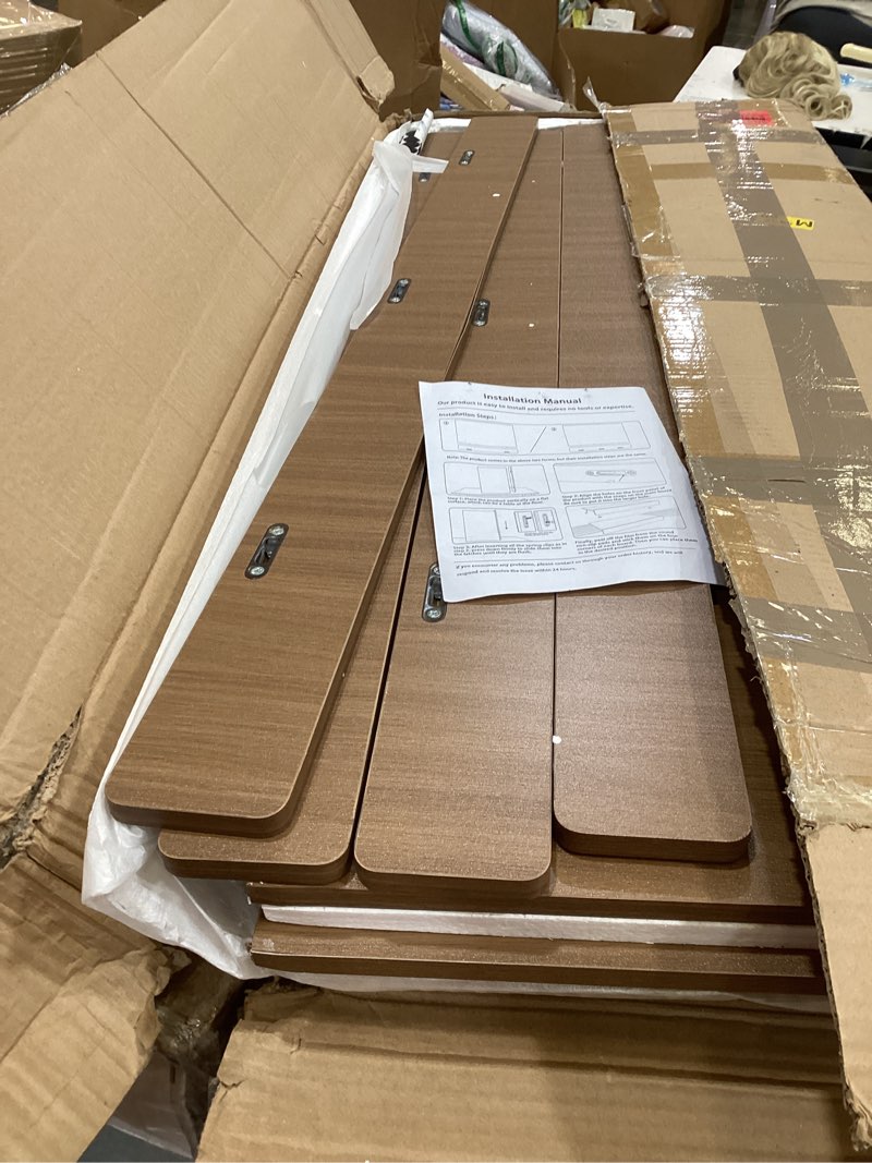Condition photo showing Good Condition for 5 pcs wire rack covers for pantry, shelf covers for wire shelving liners, removable, for closet pantry kitchen bathroom office store(c,51x23x5cm/20x9x2in) c 51x23x5cm/20x9x2in