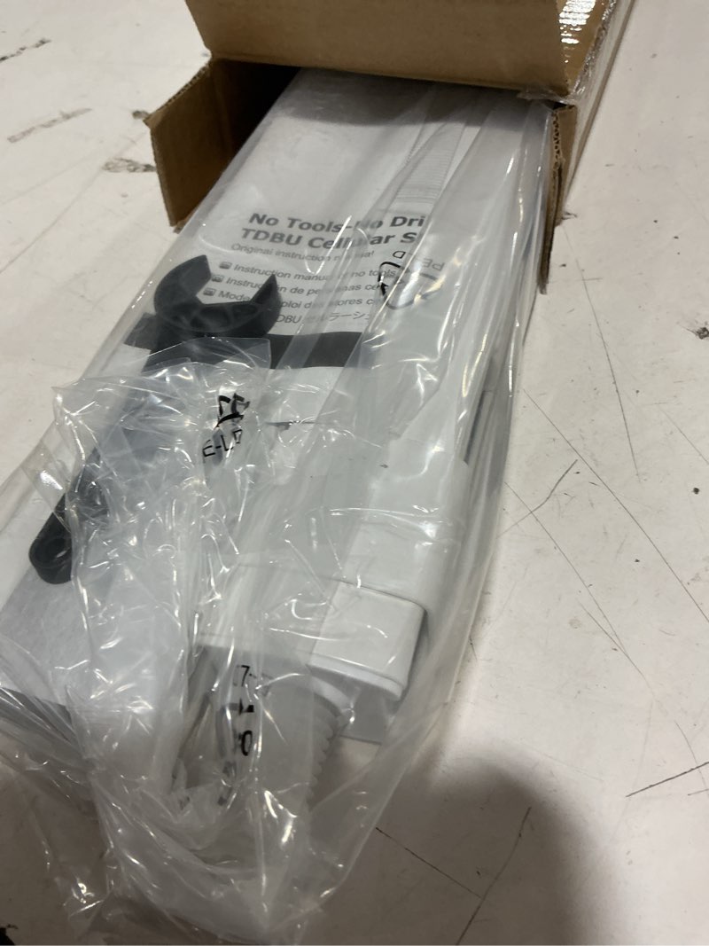 Condition photo showing New/Like New for lazblinds no tools no drill cordless cellular shades, top down bottom up (tdbu) honeycomb shades for home, blackout light blocking thermal insulation blinds for windows, 25" w x 48" h, white blackout - white 25" w × 48" h