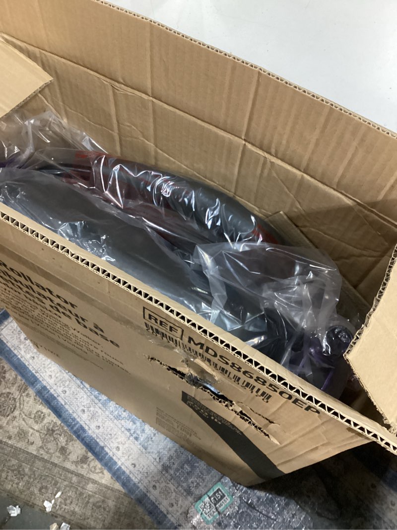 Condition photo showing Good Condition for Medline Aluminum Rollator Walker with Seat, Purple, 250 lb. Weight Capacity, Lightweight, 6” Wheels, Foldable, Adjustable Handles, Rolling Walker for Seniors