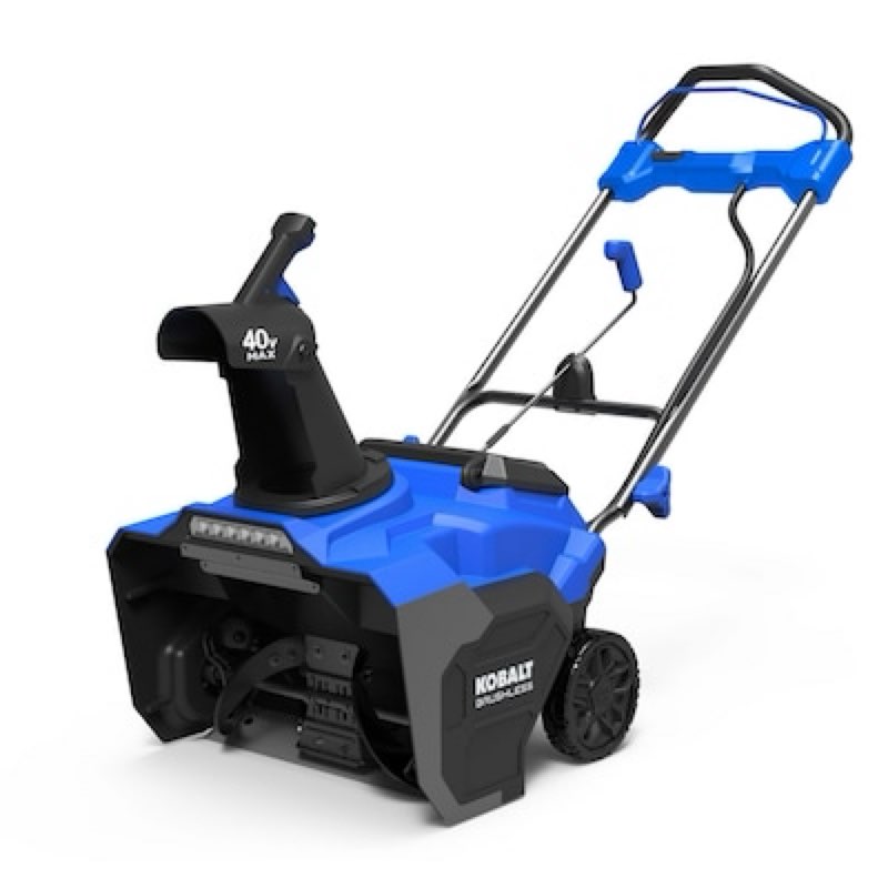 Kobalt Gen4 40-volt 21-in Single-stage Push Battery Snow Blower 4.0 Ah (Battery Included) (Charger Included)