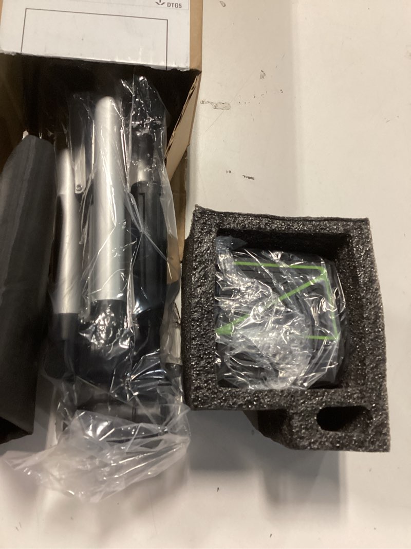 Condition photo showing New/Like New for Laser Level with Tripod, 100 feet Green Cross Line Self Rotary Leveling Laser Level, Vertical and Horizontal Line, Rotatable 360 Degree, Manual Self leveling and Pulse Mode,IP54 Waterproof & Battery