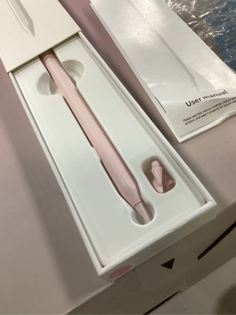 Condition photo showing New/Like New for Compatible with iPad Pencil 2nd Generation Apple iPad Pro 11 in 1/2/3/4, iPad Pro 12.9 in 3/4/5/6, iPad Air 4/5, iPad mini 6,Stylus Pen for iPad with Magnetic Wireless Charging-Black Magnetic charging Black