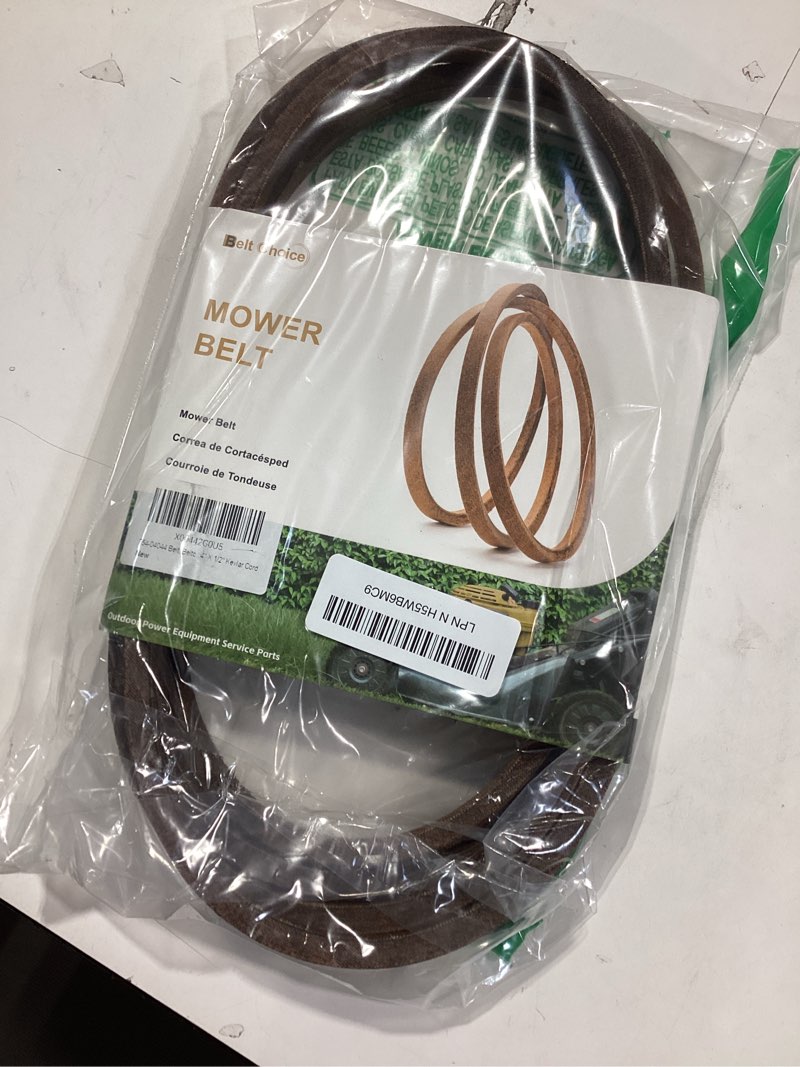 Condition photo showing Good Condition for 954-04044A Kevlar Cord Deck Belt for Cub Cadet 50" RZT 50 ZT1 50 Z Force 48 Troy-Bilt Mustang XP 50, Replaces OEM 754-04044 754-04044A 954-04044 954-04013, 1/2" x 134"