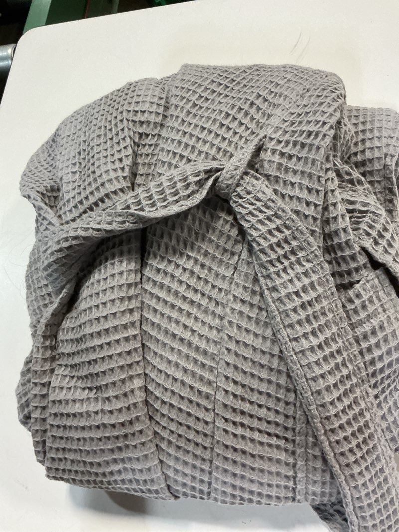 Condition photo showing Good Condition for organic turkish waffle robe, s, grey
