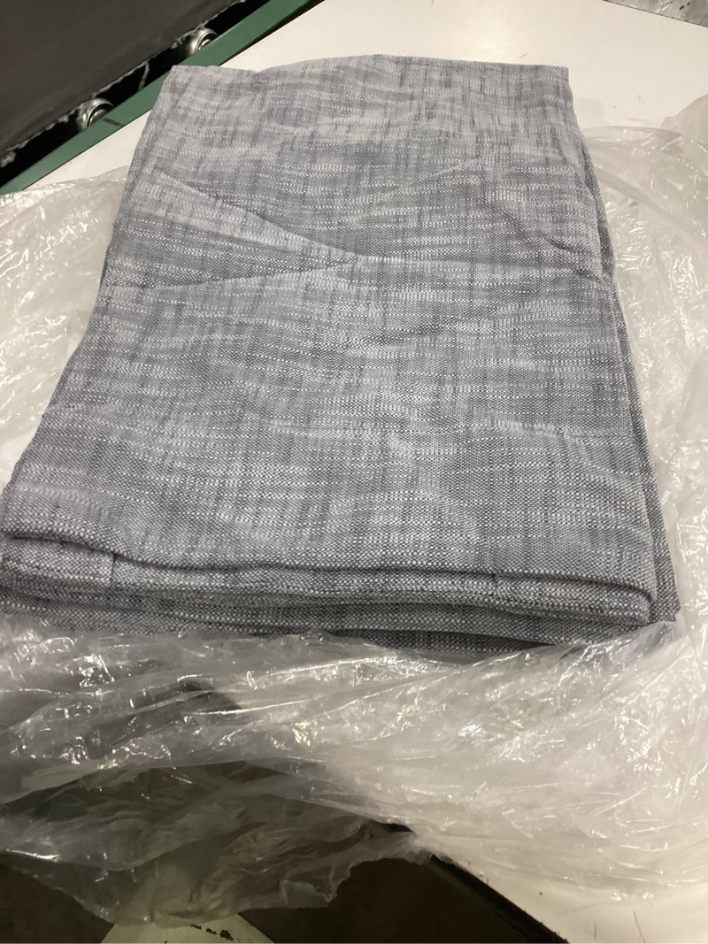Condition photo showing Good Condition for quince european cotton curtain single paner 48x84 grey
