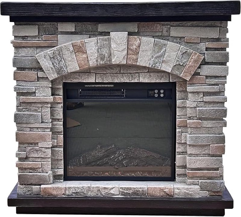 item similar)))))((Slightly damaged ))Freestanding Electric Fireplace