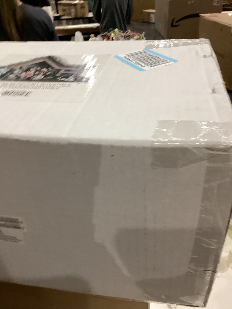 Condition photo showing As Is for Kurt Adler 9.5-Inch Musical LED Nativity Set with Figures and Stable