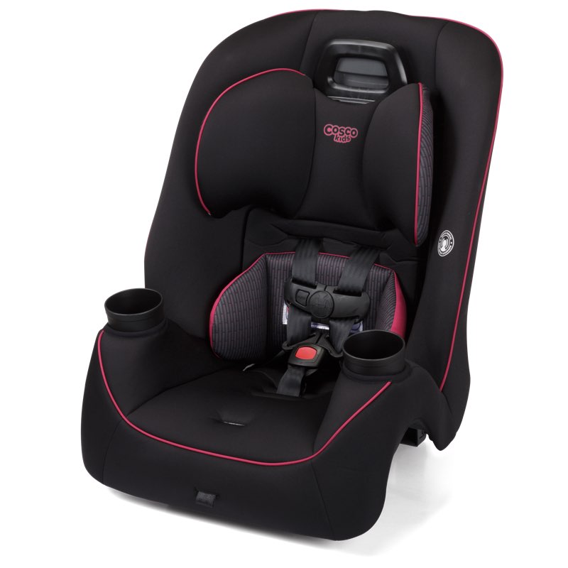 Cosco Kids Easy Elite Slim All- in-One Convertible Car Seat, Framboise