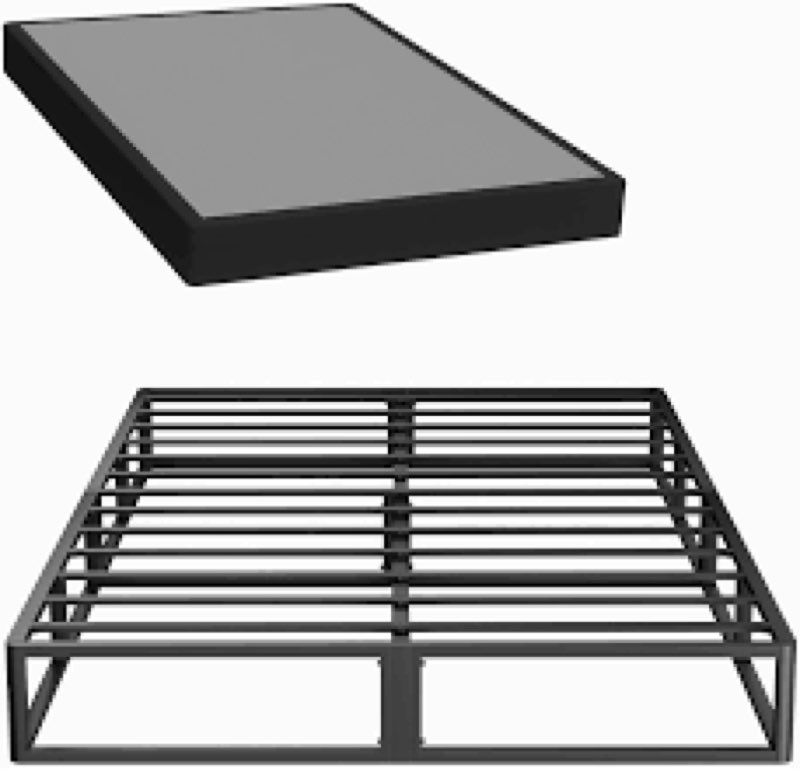 X004RBSKZV Mashomdec King Size 5 Inch Box Spring - Heavy Duty Metal Mattress Foundation (25001b Capacity), Noise - Free, Easy Assembly with Removable Fabric Cover Newitem