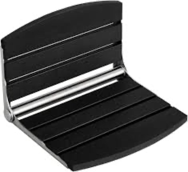 17.5" wall mounted shower seat, fold down shower seat wall mounted, hdps foldable shower seat, foldi