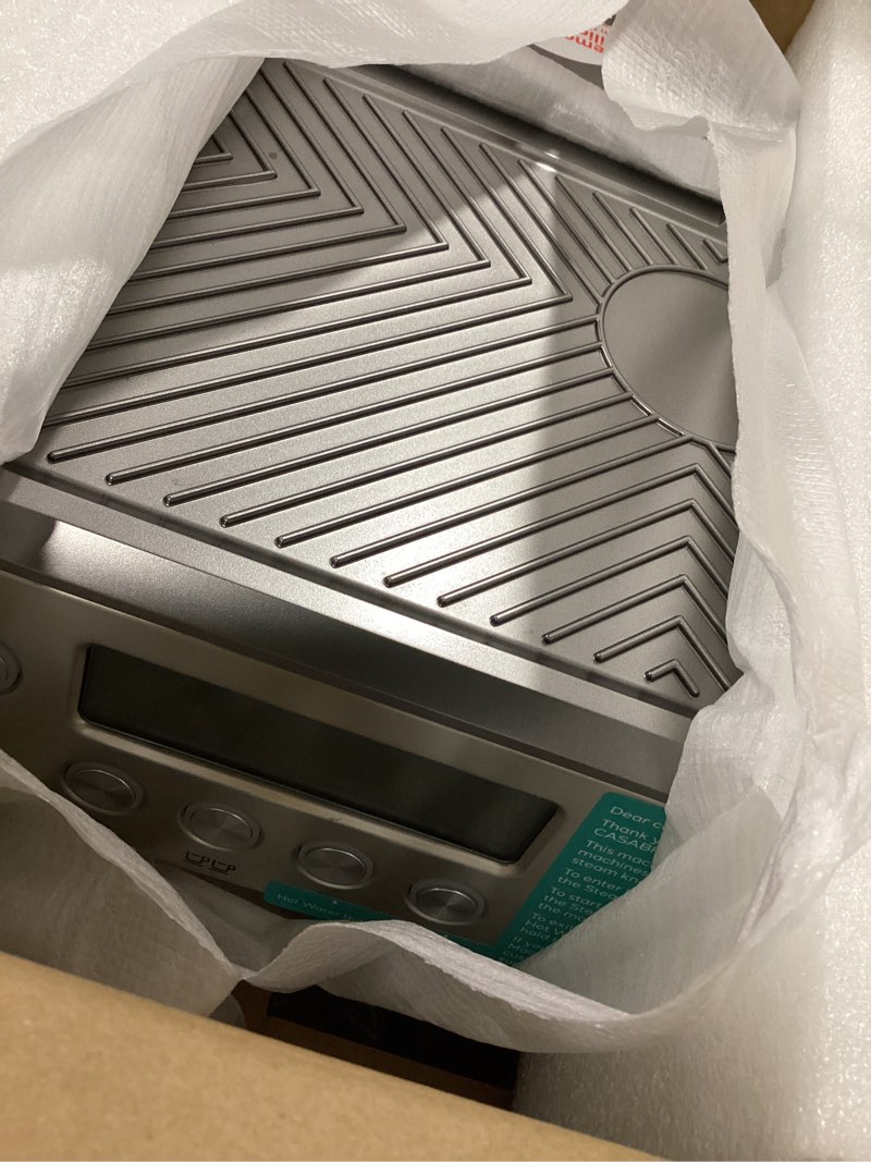 Condition photo showing New/Like New for CASABREWS Ultra Espresso Machine with LCD Display, Espresso Maker with Powerful Milk Frother, Customizable Brewing Temperature, Provides Barista-Level Lattes and Cappuccinos, Gift for Men & Women