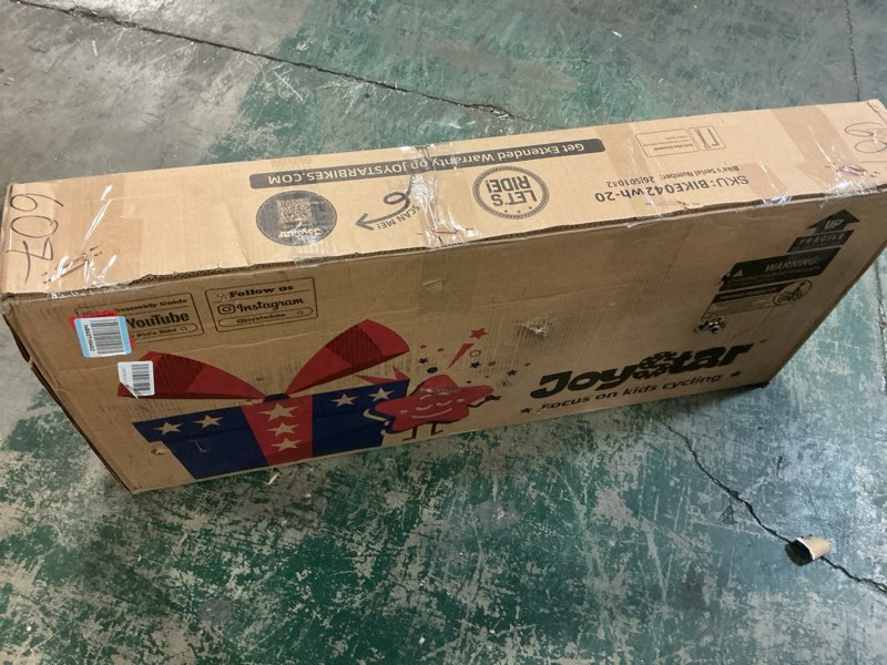 Condition photo showing Good Condition for joystar new berry kids bike for boys and girls ages 3-12 years old, 12 14 16 inch kids bicycles with training wheels, 20 inch bike with kickstand, multiple colors | for boys and girls, kids bicycles, with training wheels, with kickstand, for boys and girls, kids bicycles white 20 inch with training wheels