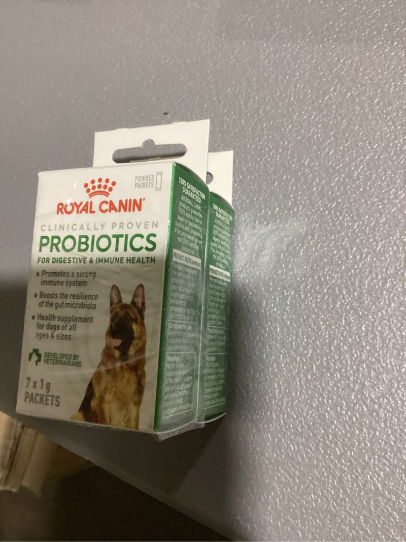 Condition photo showing item condition for (2 per pack) Royal Canin Probiotics for Dogs Digestive and Immune Health Powder Supplement for Dogs of All Ages, 7 Count