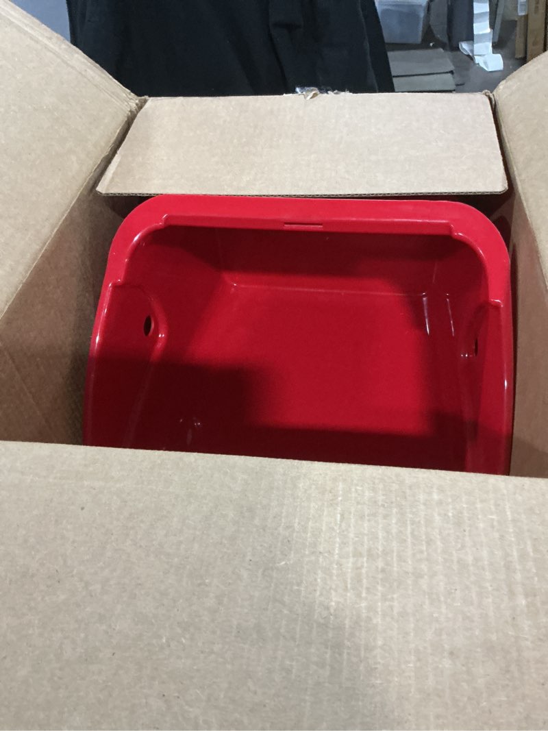 Condition photo showing As Is for Winco DP-14R Lobby Dust Pan 13-5/8 x 14 x 8-7/8"