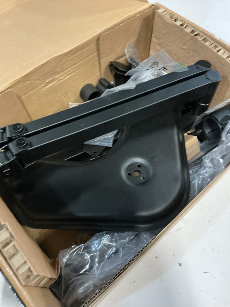 Condition photo showing Good Condition for WALI Triple Monitor Stand, Free Standing Three LCD Monitor Fully Adjustable Desk Mount Fits 3 Screens up to 27 inch, 22 lbs Weight Capacity per Arm (MF003), Black Triple Arms - up to 27 inch Basic Stand