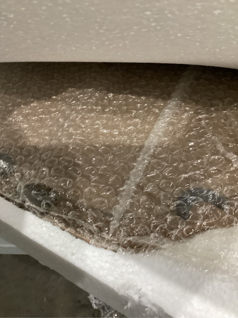 Sintosin Farmhouse Bathroom Mirrors for Wall Decor 17 X 24 Inch, Wood Frame Arched Corner Rectangle 