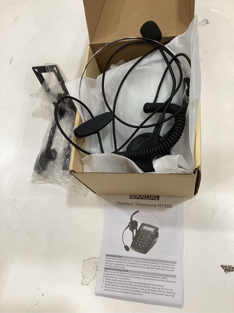 Condition photo showing New/Like New for headset telephone
