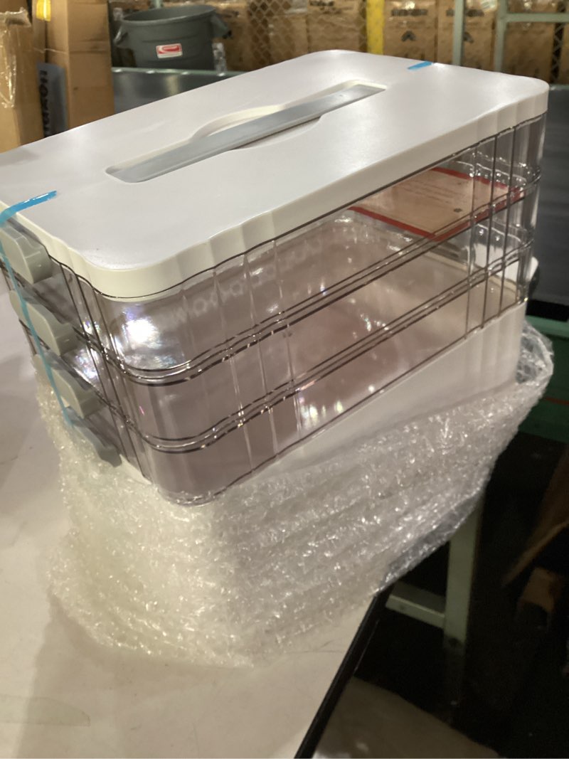 Condition photo showing Good Condition for arstpeoe 4-tier medicine organizer - portable medicine cabinet with plastic handle, multipurpose medical box, empty first aid kit for home extra large 4 tier