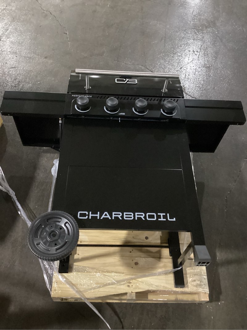 Condition photo showing Good Condition for charbroil performance series black 4 -burner liquid propane gas grill