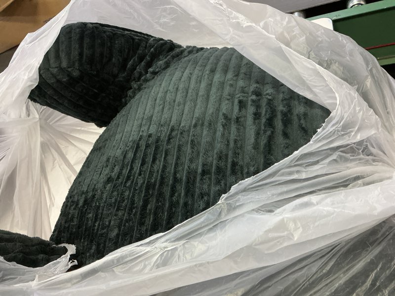 Condition photo showing Good Condition for Nestl Reading Pillow with Shredded Memory Foam, Luxe Cut Plush Back Pillow for Sitting Up in Bed, Back and Arms Adjustable Support for Adult & Teens, Backrest Pillows with Washable Cover Dark Grey Standard 18" 01- Dark Grey