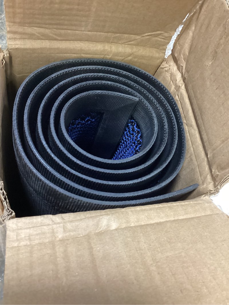 Condition photo showing Good Condition for Azadx Indoor Outdoor Door Mat 47"x 70" Doormat for Entry Heavy Duty Front Door Mat Stretch Mesh Dirt Trapper Welcome Doormats Non-Slip Backing Entrance Mats for Home Commercial Floor Mats, Black Blue 47" x 70" Black Blue