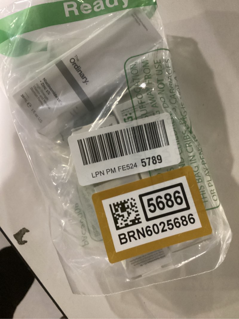 Condition photo showing New/Like New for The Ordinary Serum Favorites Set – Hyaluronic Acid 2% + B5, Niacinamide 10% + Zinc 1%, Caffeine Solution 5% – Eye and Face Serums for Hydrating, Brightening & Pore-Minimizing Skin Care