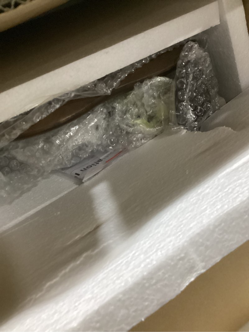 Condition photo showing Good Condition for Modern Small End Table, Pedestal Side Table with Solid Wood Tabletop for Couch, Unique Accent Tables for Small Spaces, Living Room, Bedroom, Recliner, Office, Walnut Walnut a