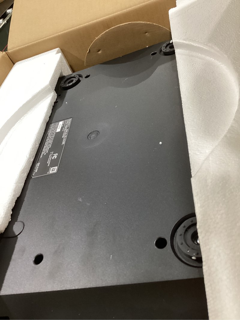 Condition photo showing As Is for Sony PS-LX310BT Belt Drive Turntable: Fully Automatic Wireless Vinyl Record Player with Bluetooth and USB Output Black