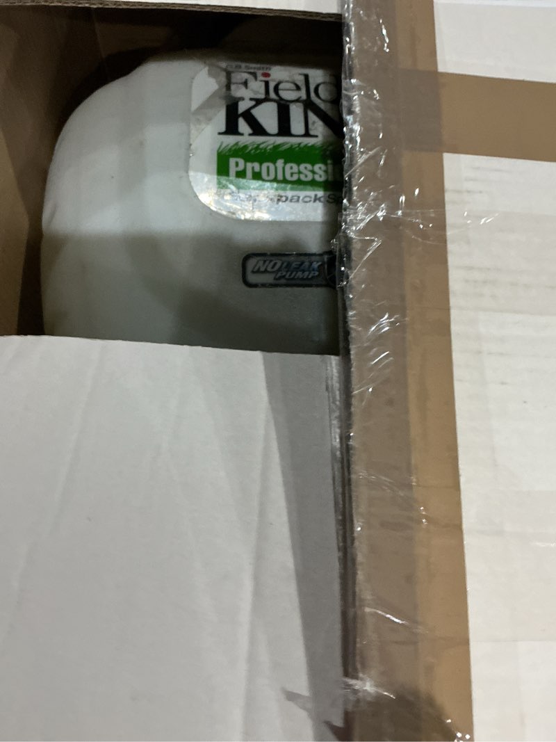 Condition photo showing As Is for field king professional 190328 no leak pesticide sprayer pump backpack  white