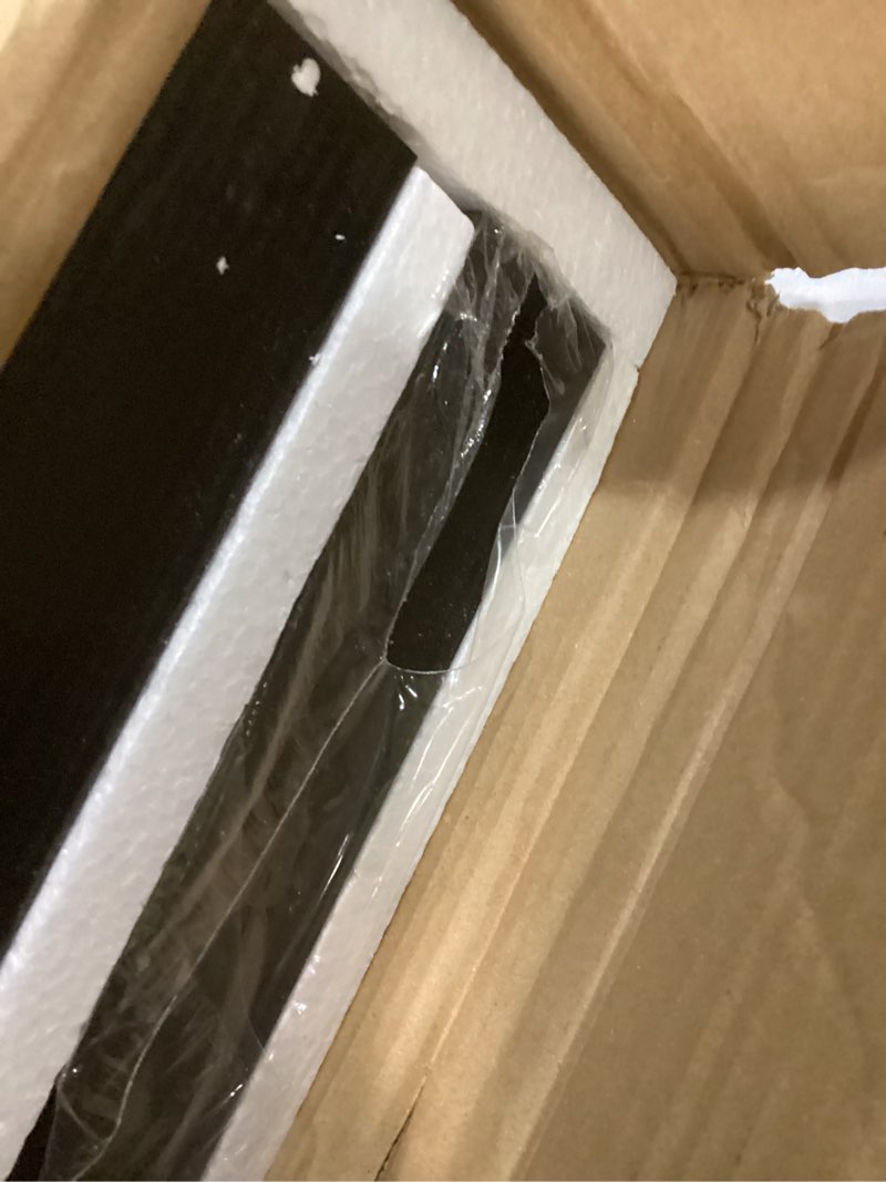 Condition photo showing New/Like New for QEEIG Floating Shelves for Wall 47.2" Extra Long - Wall Mounted Shelf Bathroom Kitchen Living Room Bedroom Farmhouse Home Decor Display Bookshelf Large 47.2 x 9.3 inch Set of 2, Black (008-120B) 47.2" C. Black