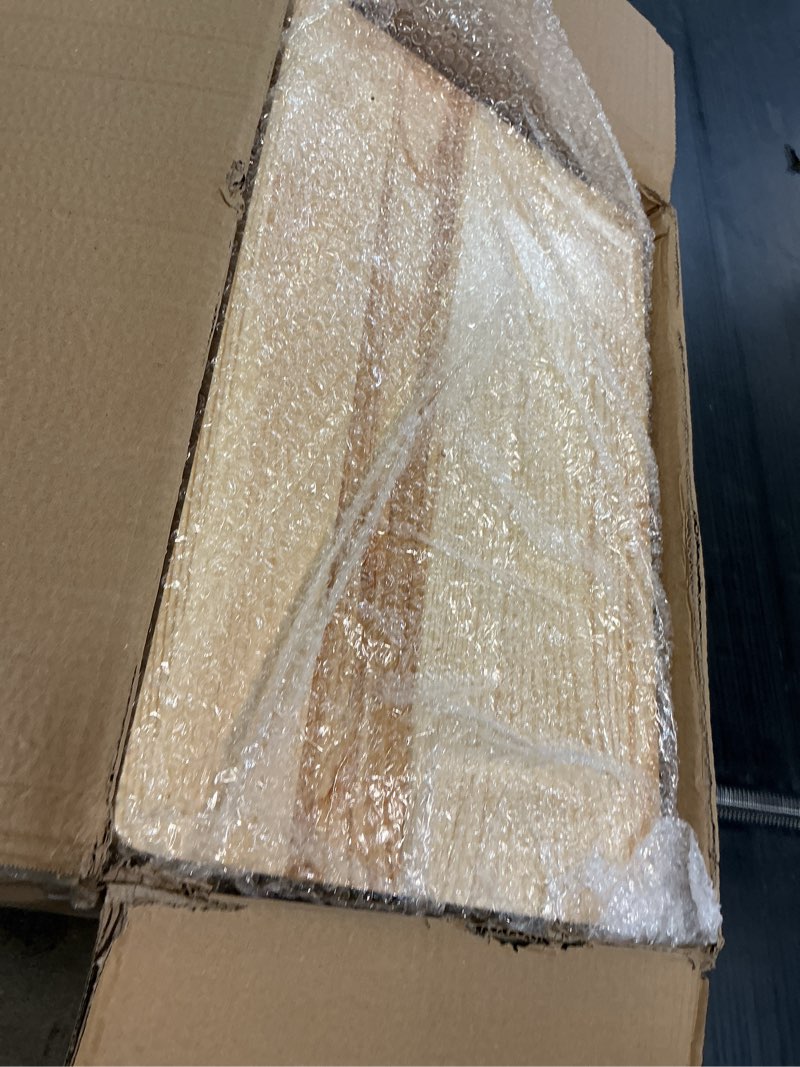 Condition photo showing Good Condition for maxdot pet casket for dogs and cats, wooden burial pet loss coffin furry loss gift for animals funeral, handmade natural wood, inner 19" l × 11" w × 7" h