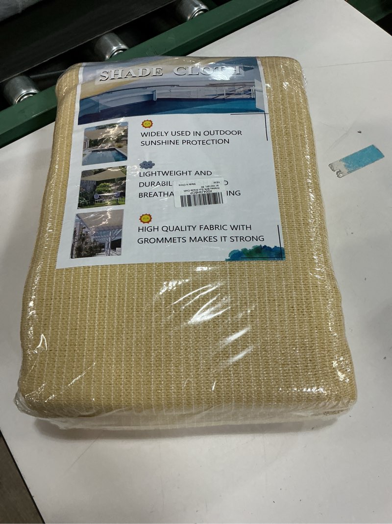 Condition photo showing New/Like New for xihakey 90% Sun Shade Cloth, 10X15Ft Pergola Shade Cover, Reinforced Grommets, UV Protected Shade Fabric Privacy Screen Canopy Ideal for Pergola, Patio, Garden, Porch, Deck & Backyard Retreats 10X15Ft Gray