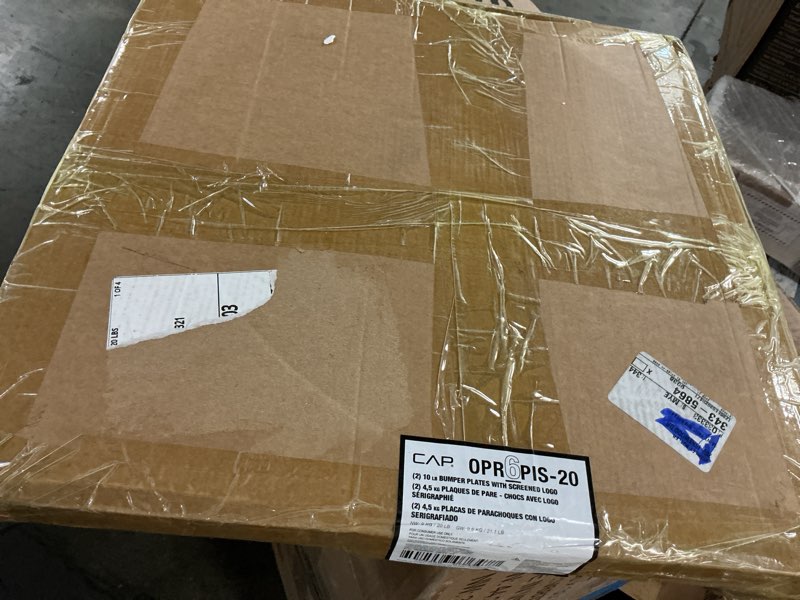 Condition photo showing New/Like New for CAP Barbell Olympic Rubber Bumper Plates 10lbs