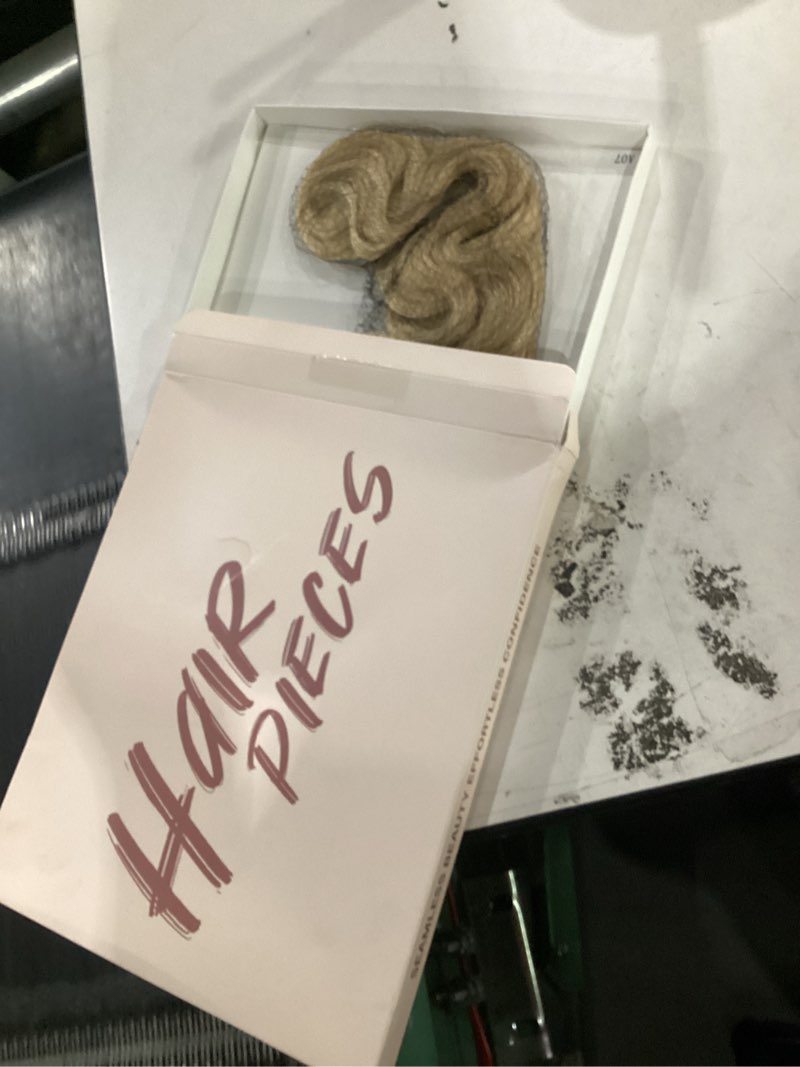Condition photo showing New/Like New for rich choices halo hair extensions real human hair remy hairs halo extension for women invisible wire one piece clip in hairpiece 18 inch wavy-#18p613 ash blonde highlight bleach blonde